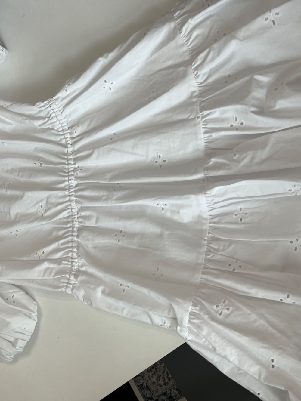 Free Assembly Eyelet dress ! Size XS ! Never been worn! NWT! Adorable ! - Picture 5 of 5